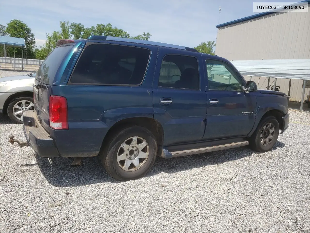 2005 Cadillac Escalade Luxury VIN: 1GYEC63T15R158690 Lot: 54073635