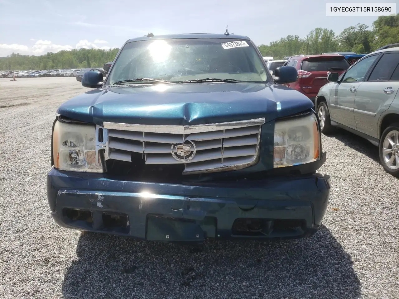 2005 Cadillac Escalade Luxury VIN: 1GYEC63T15R158690 Lot: 54073635