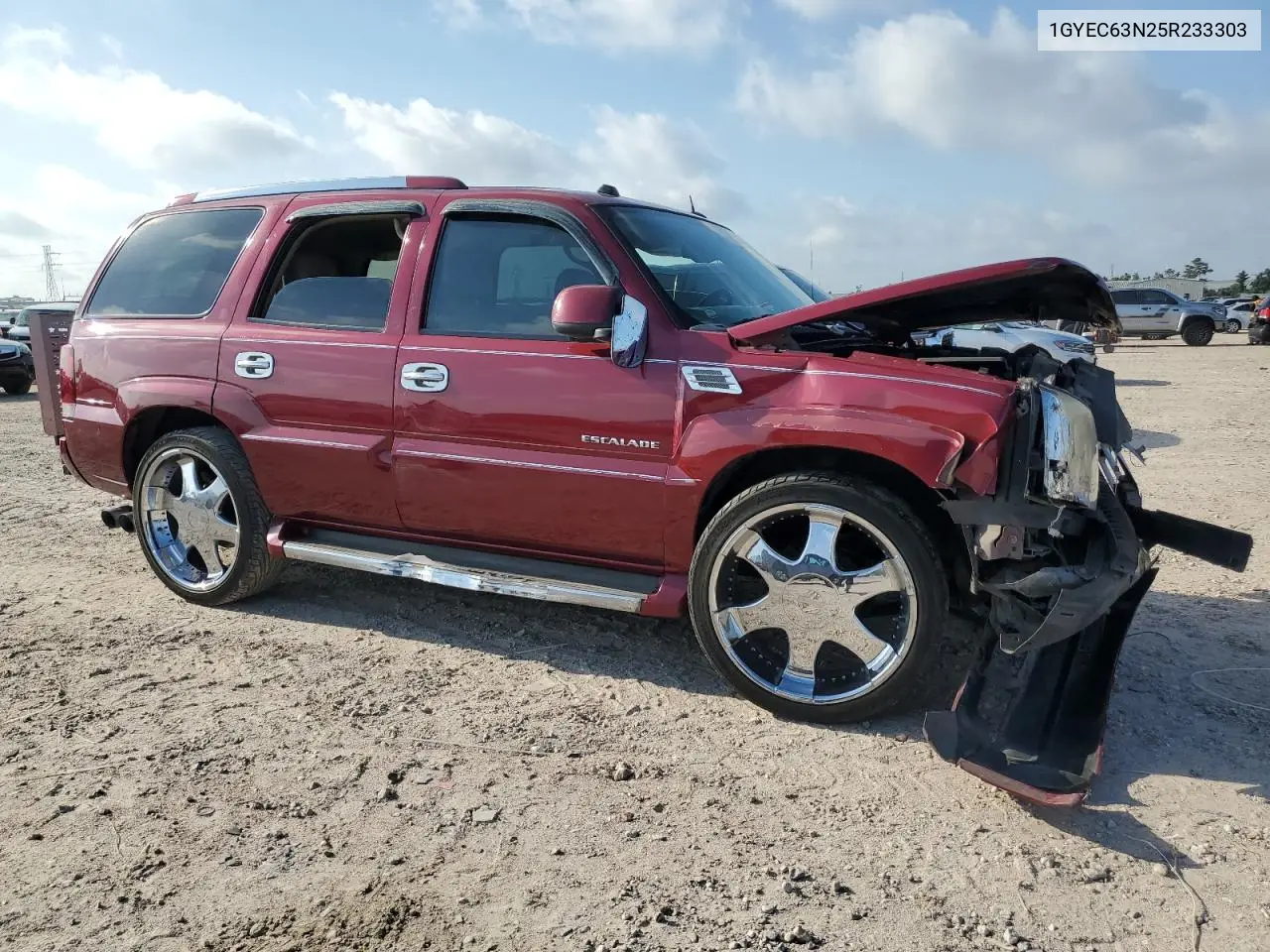 2005 Cadillac Escalade Luxury VIN: 1GYEC63N25R233303 Lot: 56823935