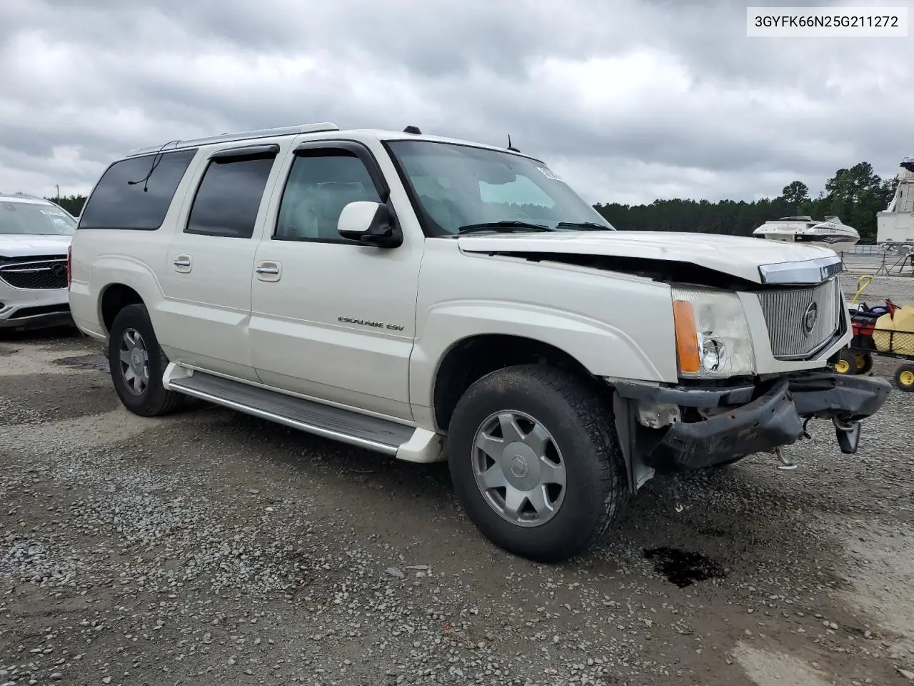 2005 Cadillac Escalade Esv VIN: 3GYFK66N25G211272 Lot: 58758785