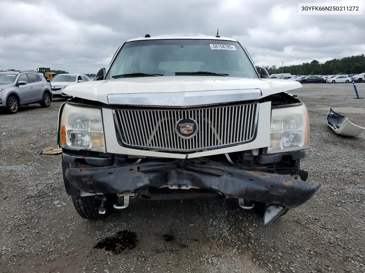 2005 Cadillac Escalade Esv VIN: 3GYFK66N25G211272 Lot: 58758785