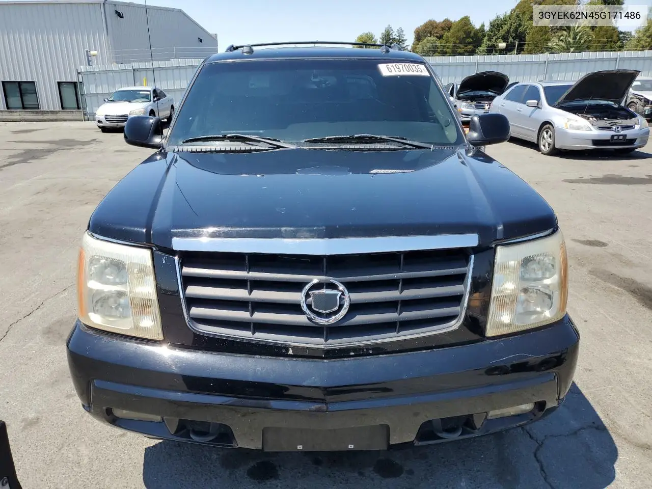 2005 Cadillac Escalade Ext VIN: 3GYEK62N45G171486 Lot: 61970035