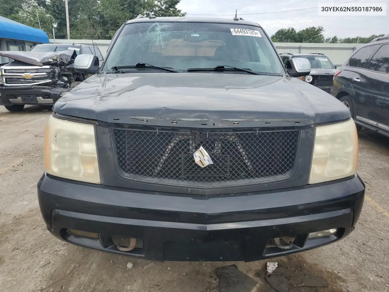 2005 Cadillac Escalade Ext VIN: 3GYEK62N55G187986 Lot: 64493125