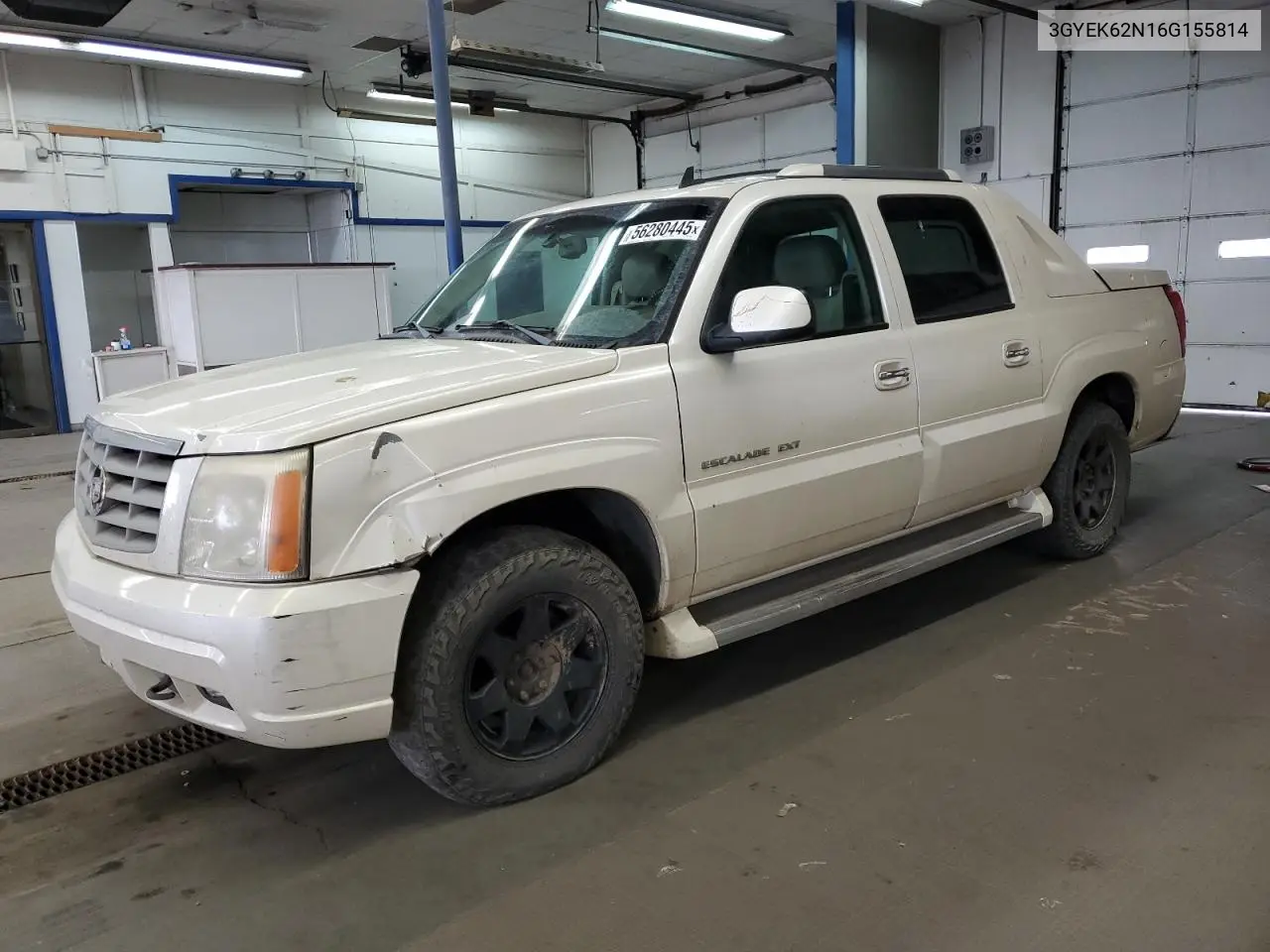 2006 Cadillac Escalade Ext VIN: 3GYEK62N16G155814 Lot: 56280445