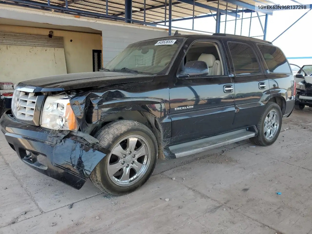 2006 Cadillac Escalade Luxury VIN: 1GYEK63N96R137298 Lot: 64863855