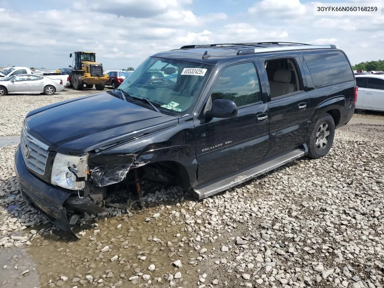 2006 Cadillac Escalade Esv VIN: 3GYFK66N06G168259 Lot: 65532425