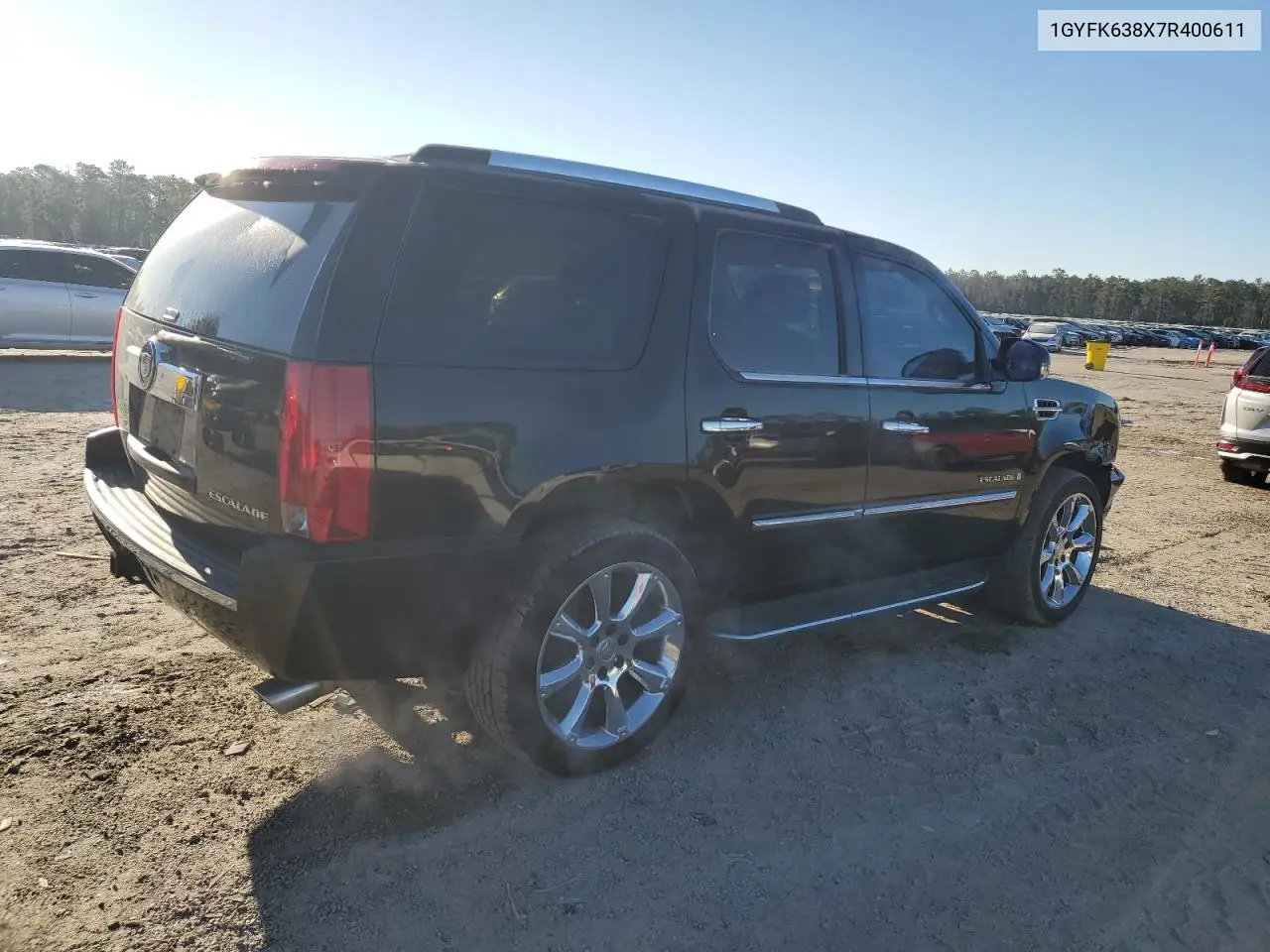2007 Cadillac Escalade Luxury VIN: 1GYFK638X7R400611 Lot: 45345495