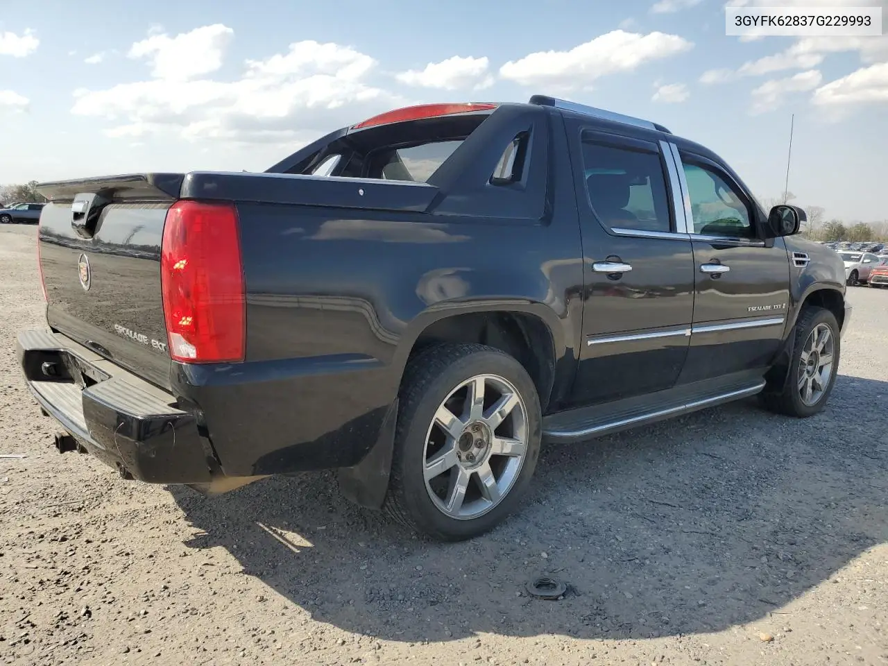 2007 Cadillac Escalade Ext VIN: 3GYFK62837G229993 Lot: 49109805