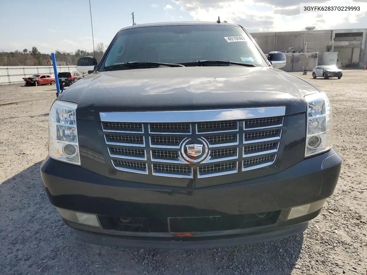2007 Cadillac Escalade Ext VIN: 3GYFK62837G229993 Lot: 49109805