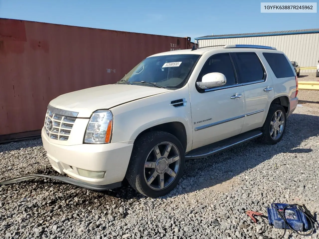 2007 Cadillac Escalade Luxury VIN: 1GYFK63887R245962 Lot: 52580555