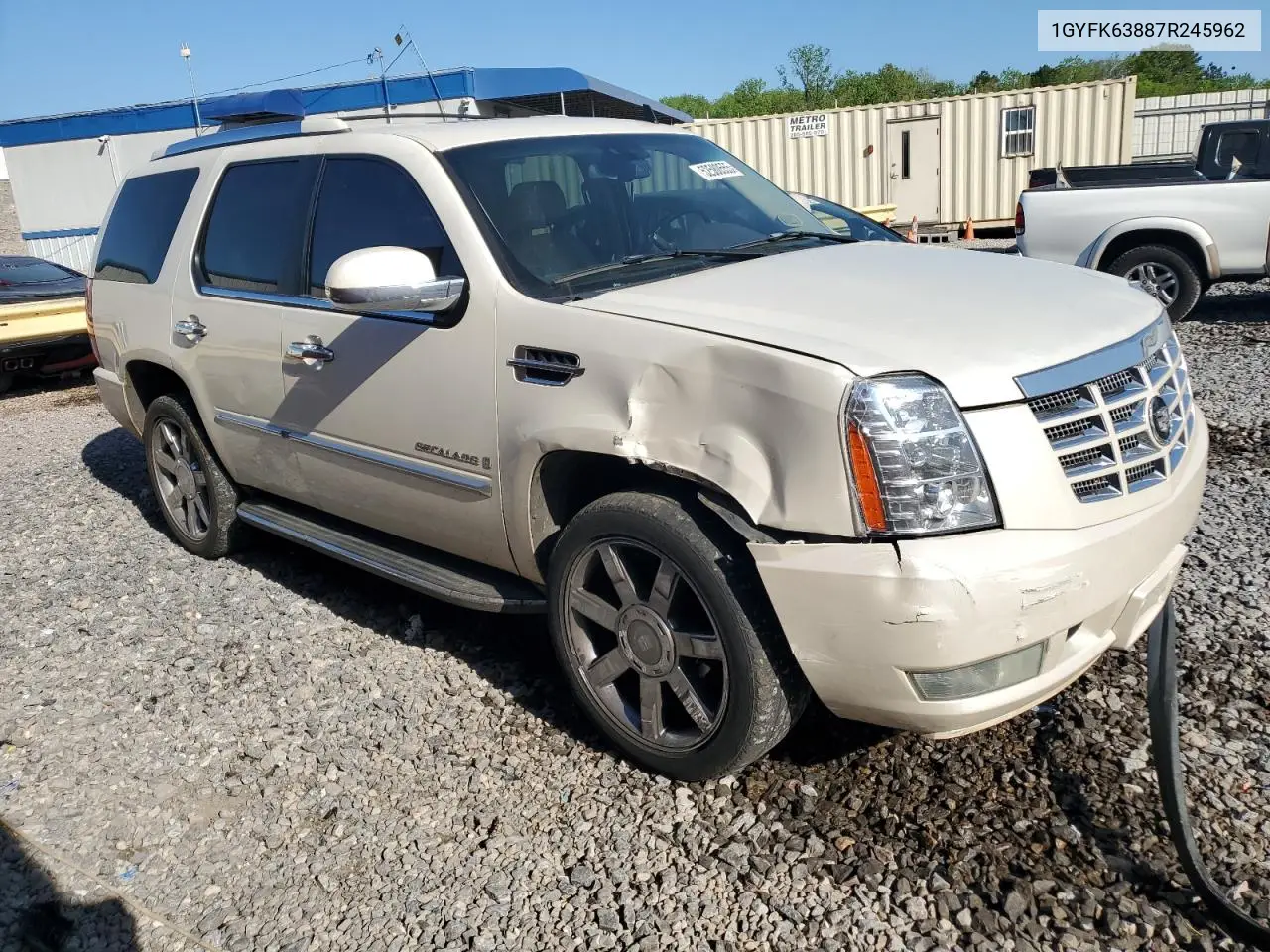 2007 Cadillac Escalade Luxury VIN: 1GYFK63887R245962 Lot: 52580555