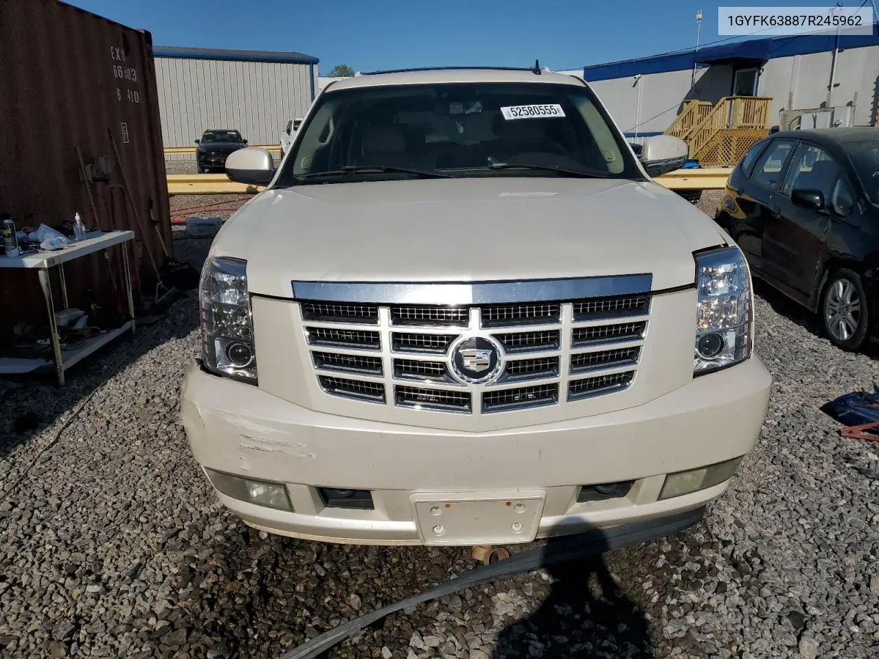 2007 Cadillac Escalade Luxury VIN: 1GYFK63887R245962 Lot: 52580555