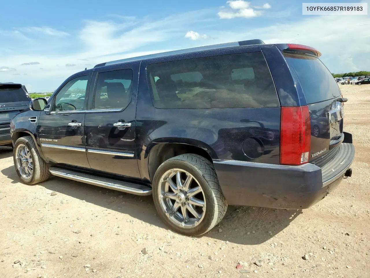2007 Cadillac Escalade Esv VIN: 1GYFK66857R189183 Lot: 62480355