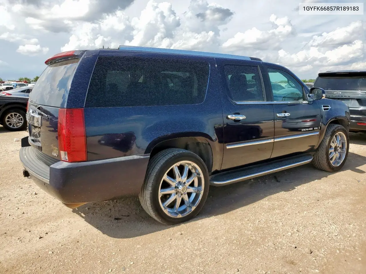 2007 Cadillac Escalade Esv VIN: 1GYFK66857R189183 Lot: 62480355