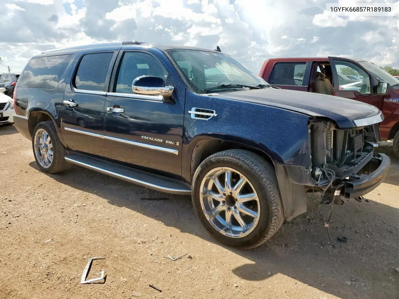 2007 Cadillac Escalade Esv VIN: 1GYFK66857R189183 Lot: 62480355