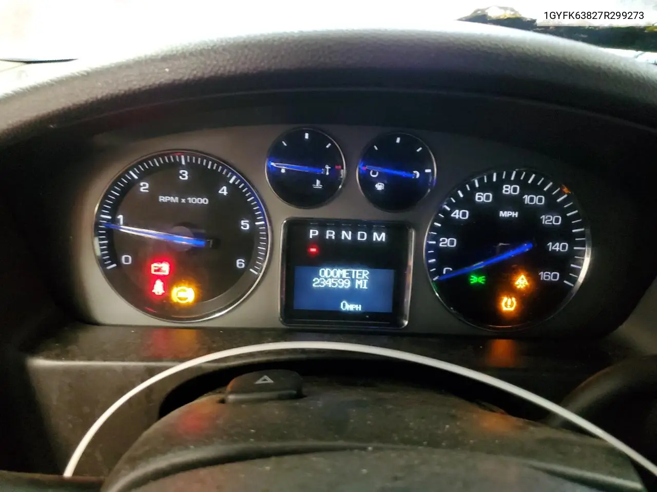 2007 Cadillac Escalade Luxury VIN: 1GYFK63827R299273 Lot: 62586365