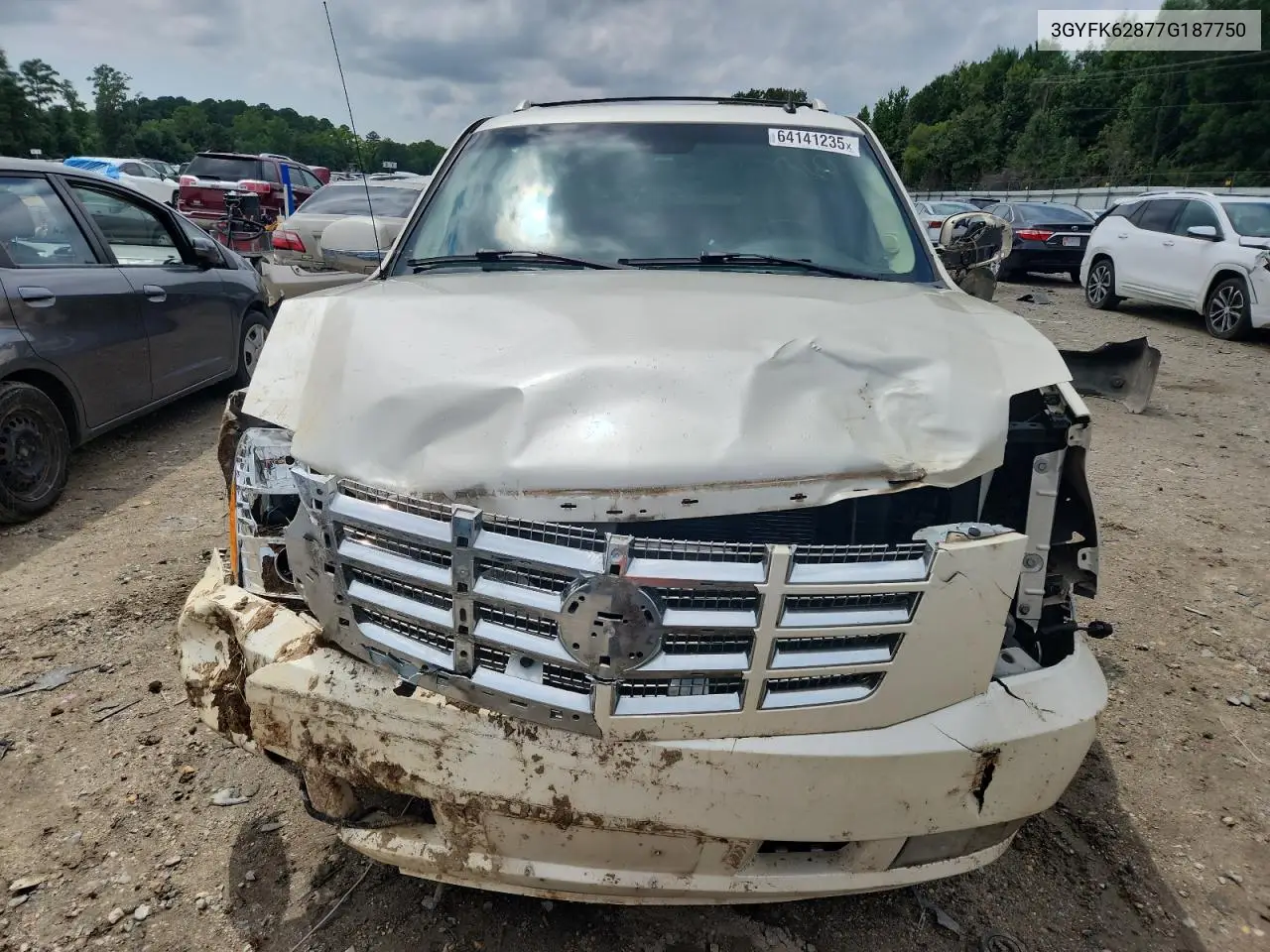 2007 Cadillac Escalade Ext VIN: 3GYFK62877G187750 Lot: 64141235