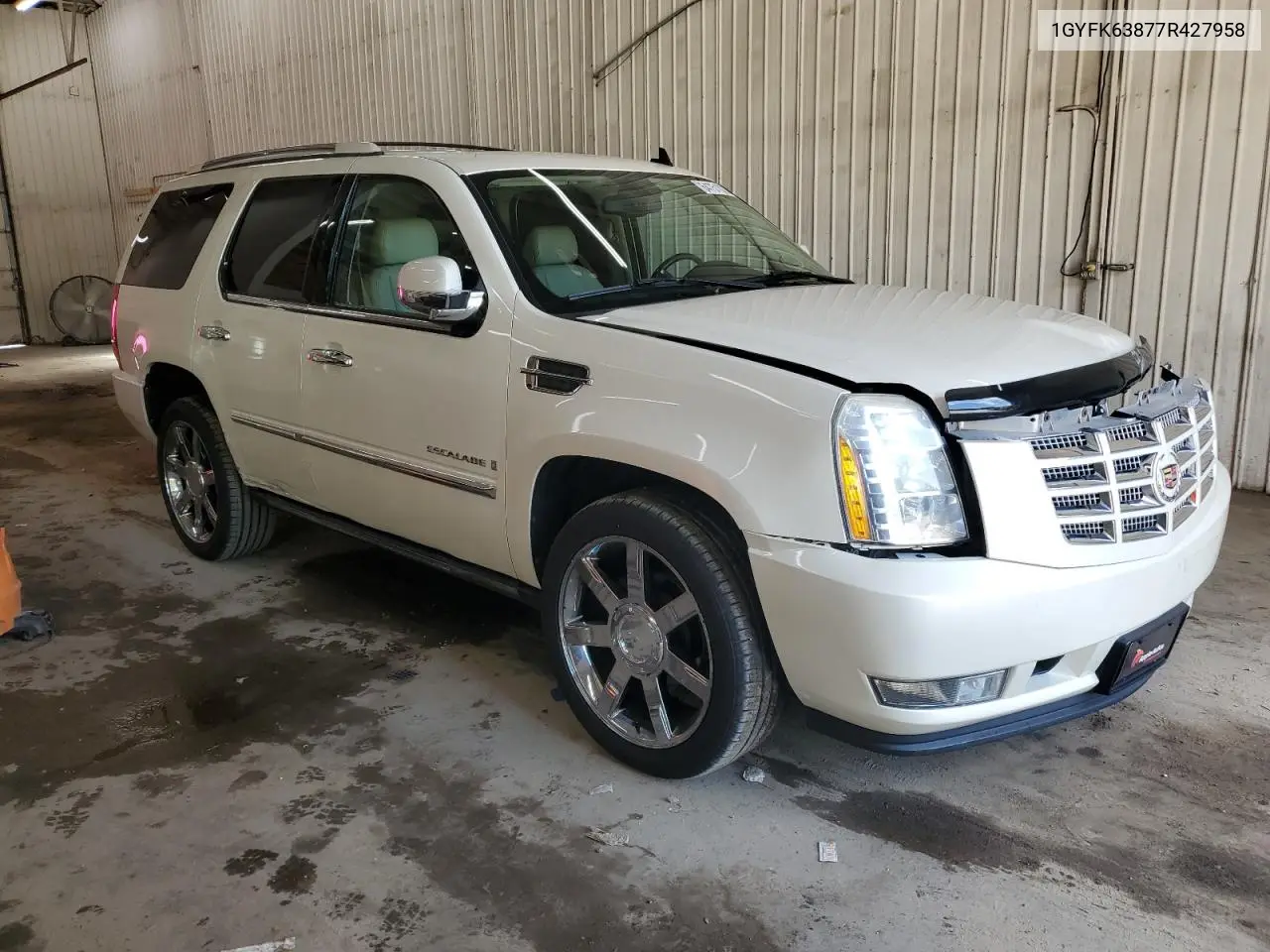 2007 Cadillac Escalade Luxury VIN: 1GYFK63877R427958 Lot: 64751035