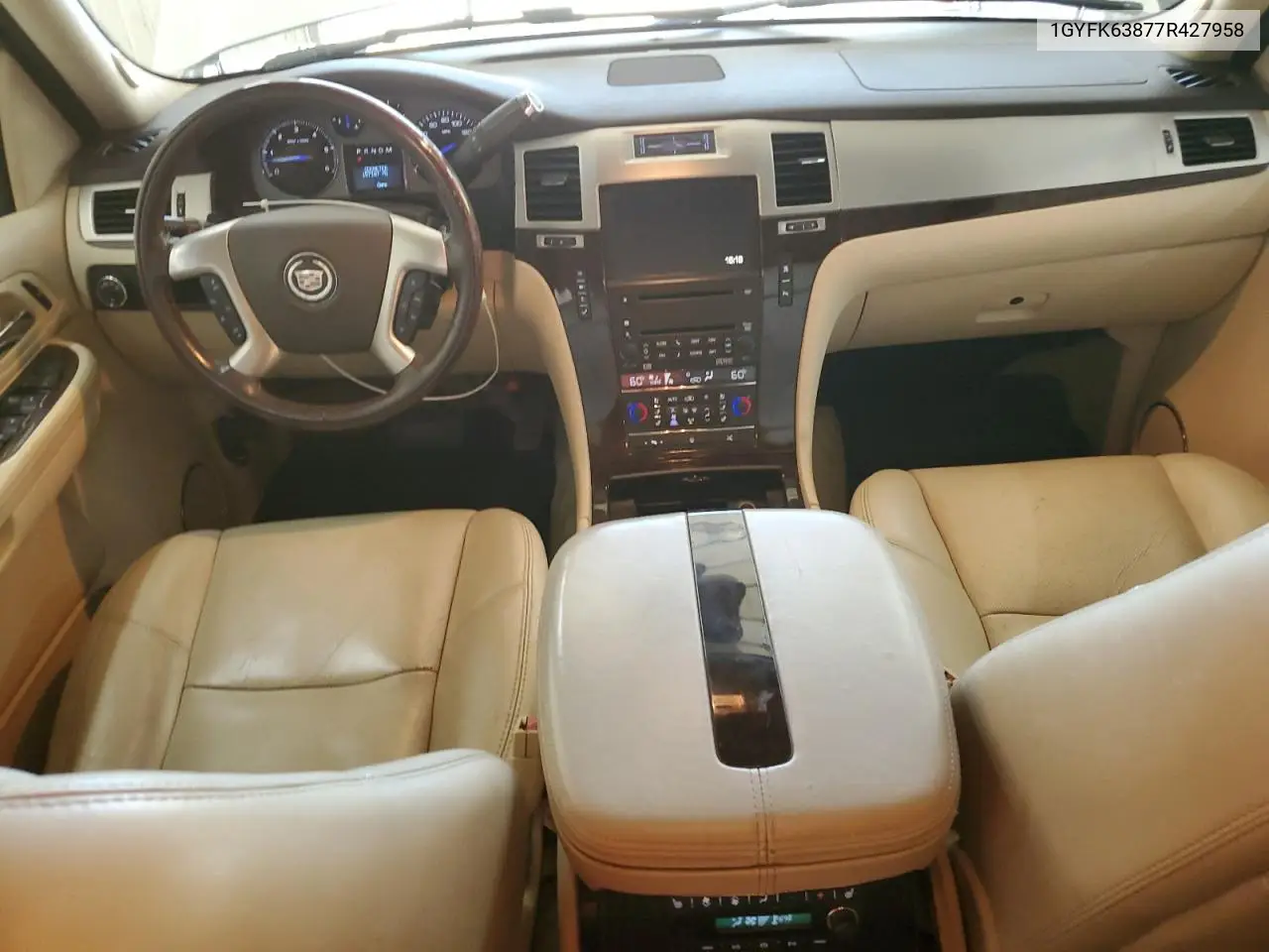 2007 Cadillac Escalade Luxury VIN: 1GYFK63877R427958 Lot: 64751035