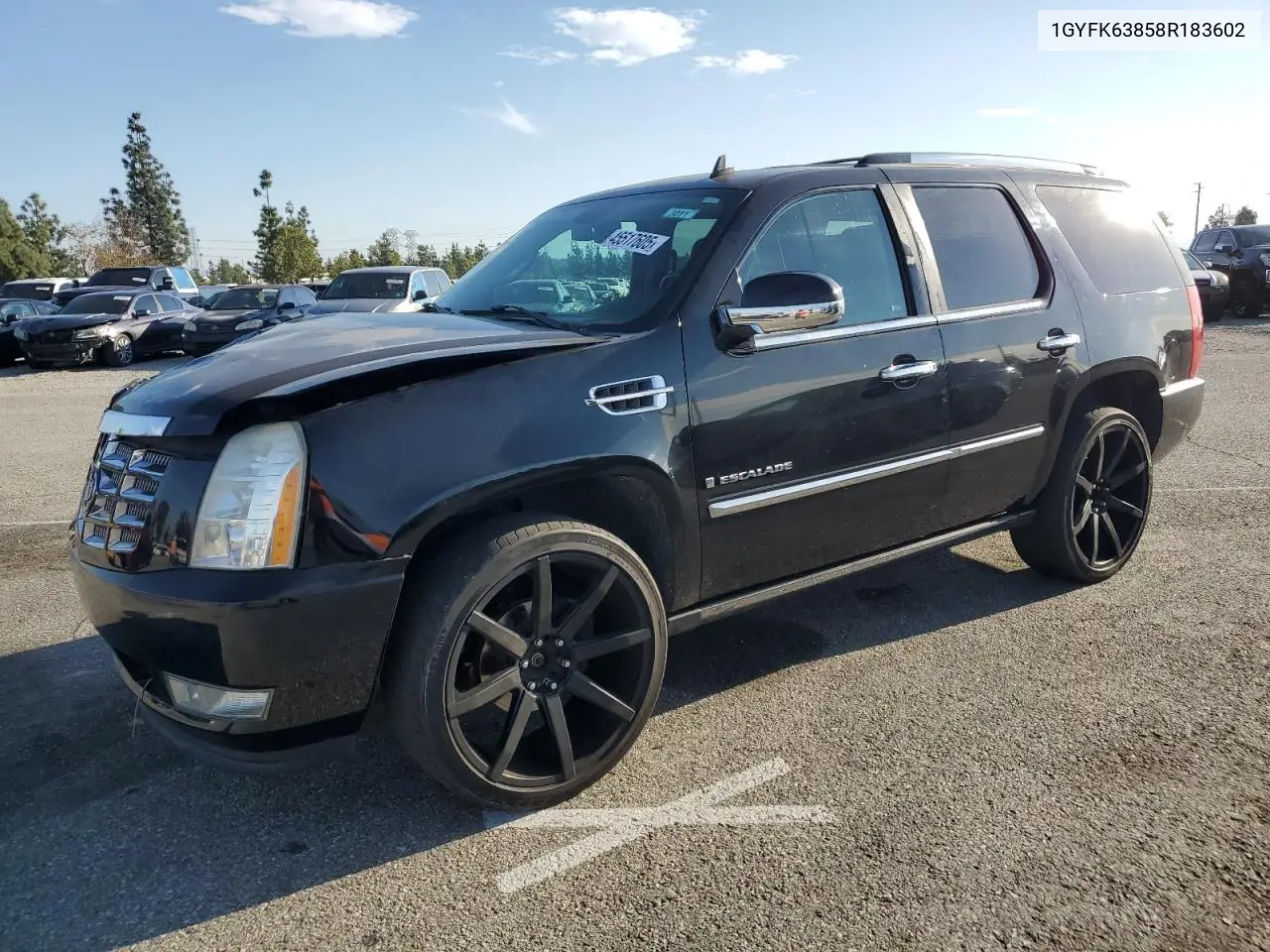 2008 Cadillac Escalade Luxury VIN: 1GYFK63858R183602 Lot: 45517605