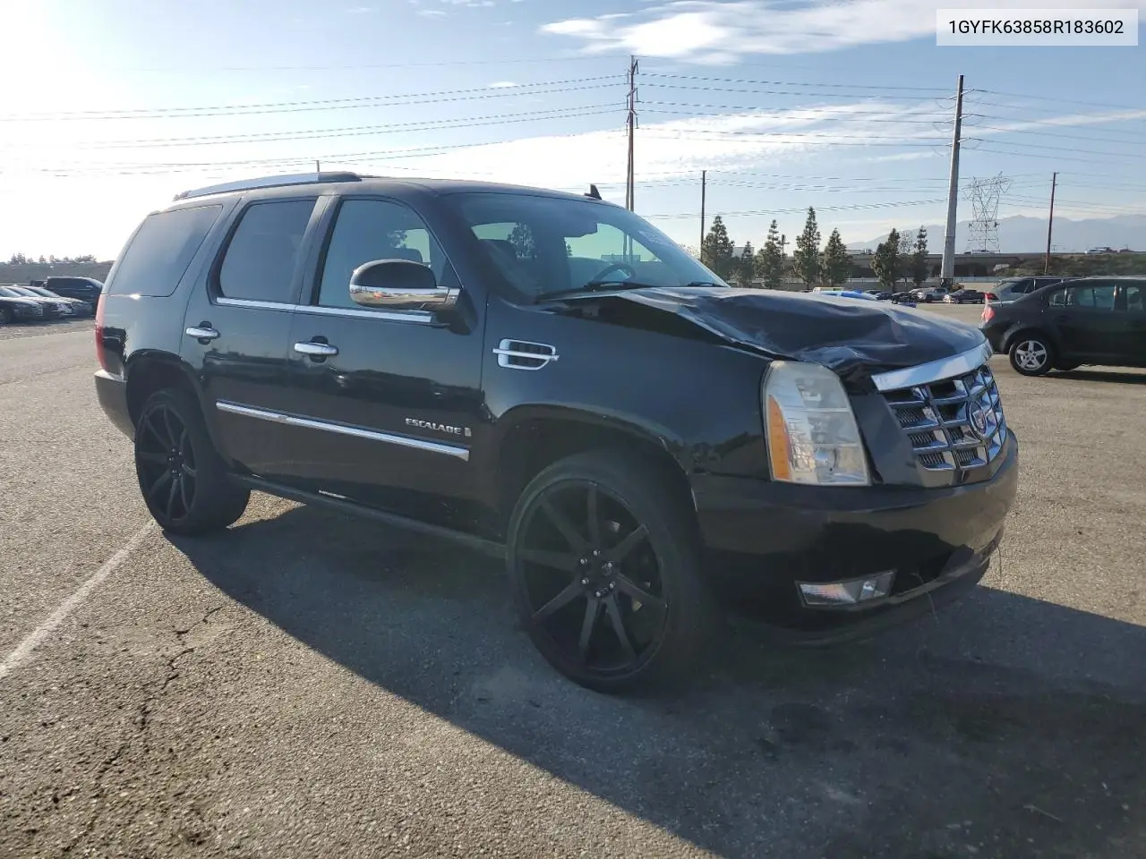 2008 Cadillac Escalade Luxury VIN: 1GYFK63858R183602 Lot: 45517605