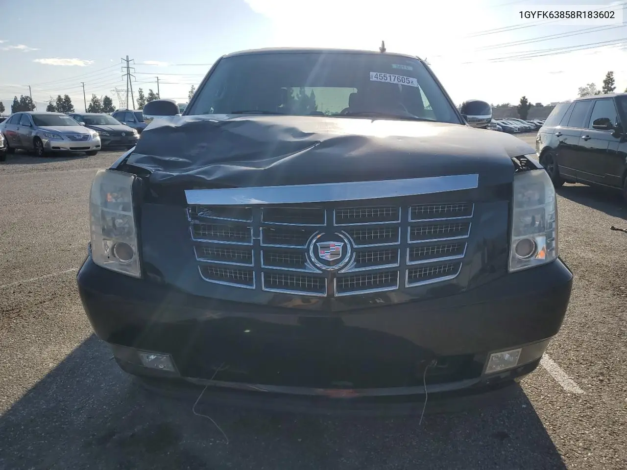 2008 Cadillac Escalade Luxury VIN: 1GYFK63858R183602 Lot: 45517605