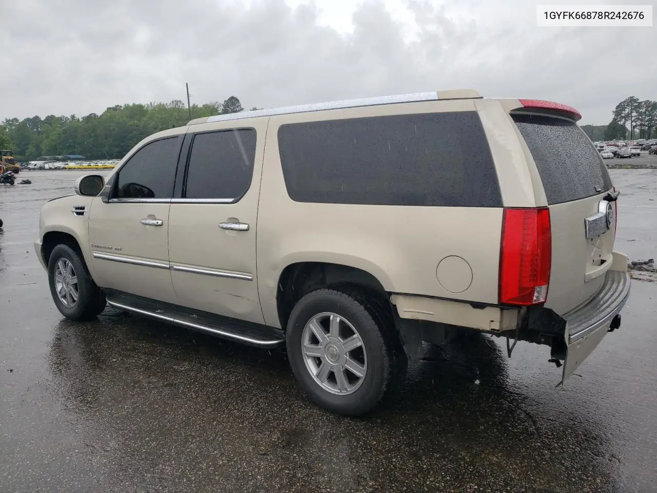 2008 Cadillac Escalade Esv VIN: 1GYFK66878R242676 Lot: 56391825