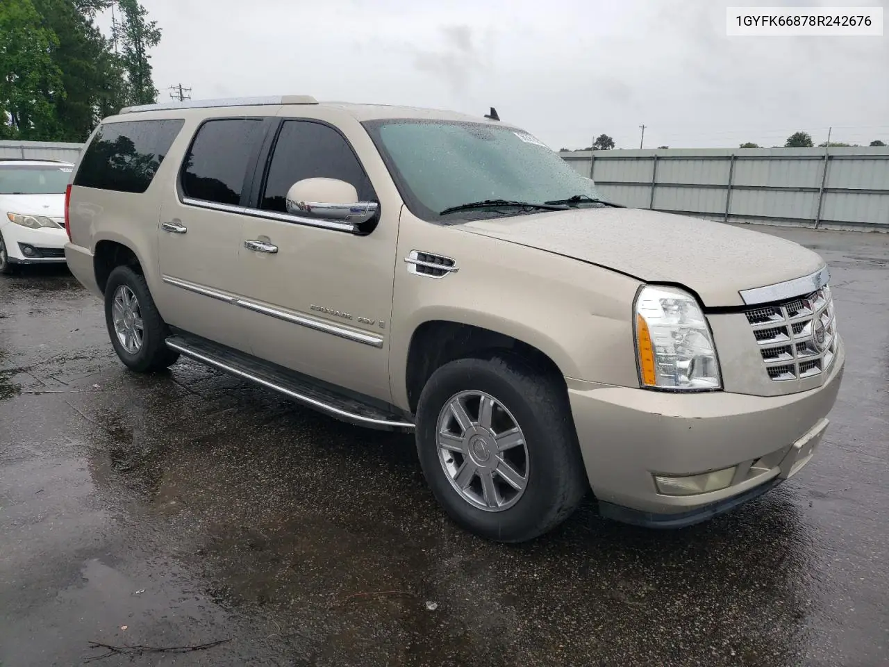 2008 Cadillac Escalade Esv VIN: 1GYFK66878R242676 Lot: 56391825