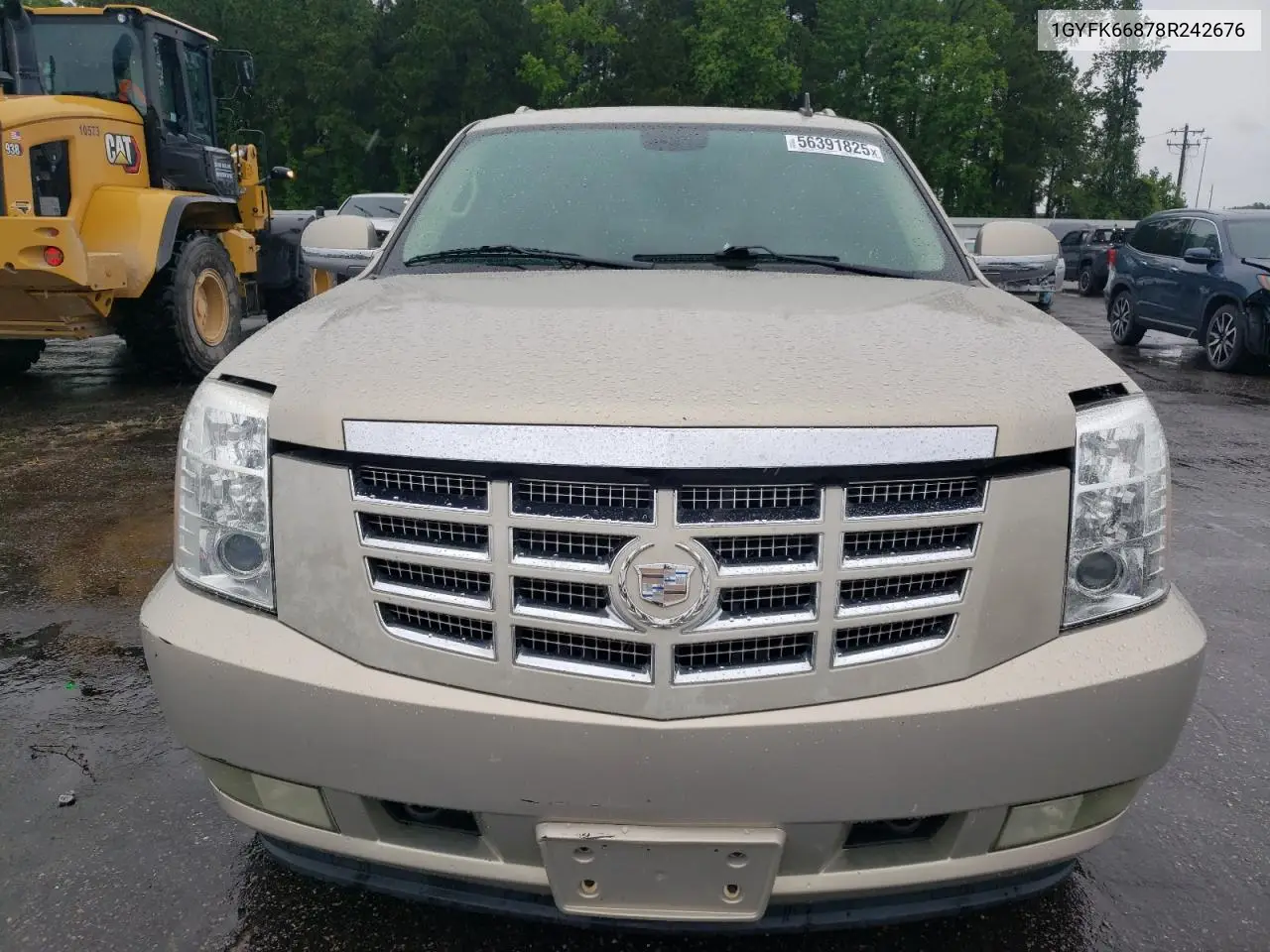 2008 Cadillac Escalade Esv VIN: 1GYFK66878R242676 Lot: 56391825