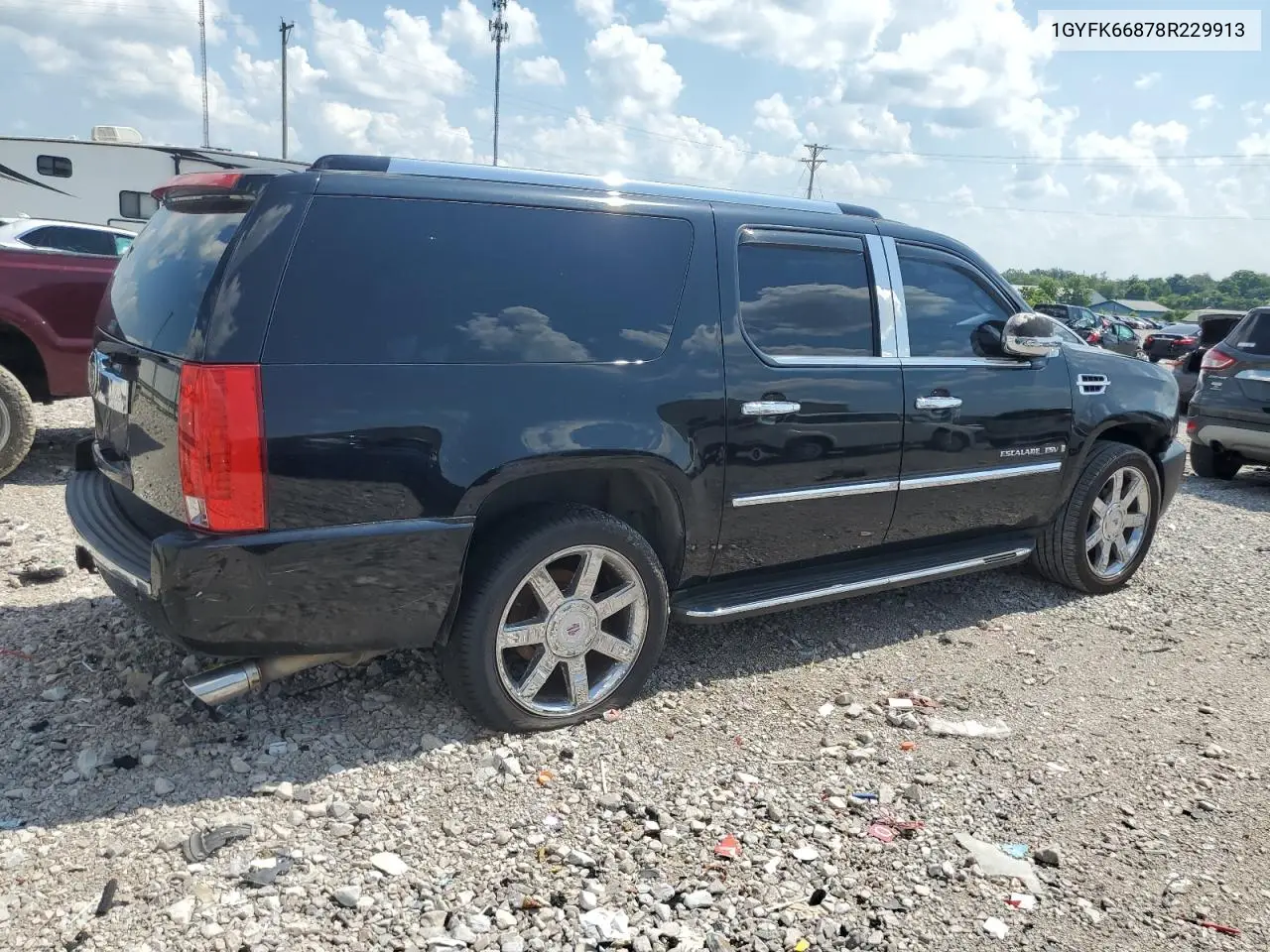 2008 Cadillac Escalade Esv VIN: 1GYFK66878R229913 Lot: 60733065