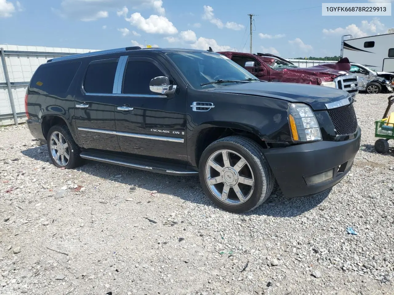 2008 Cadillac Escalade Esv VIN: 1GYFK66878R229913 Lot: 60733065