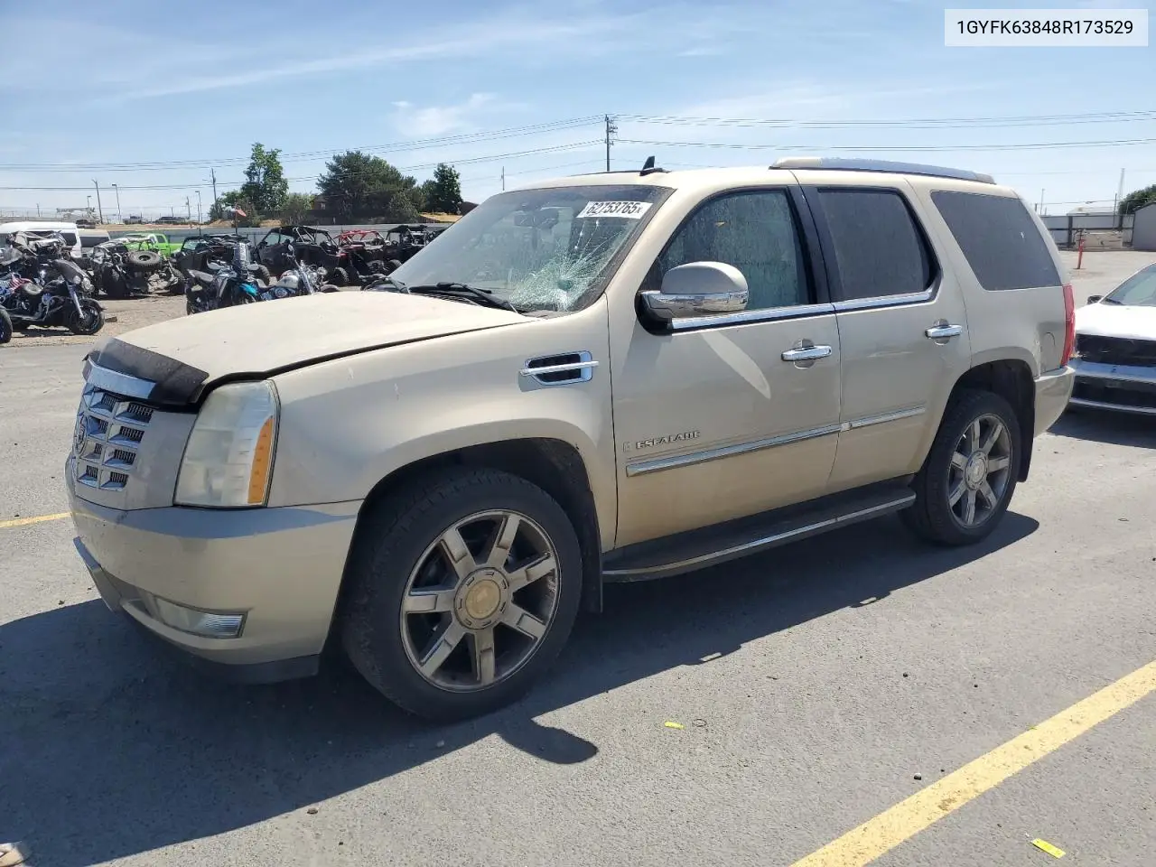 2008 Cadillac Escalade Luxury VIN: 1GYFK63848R173529 Lot: 62753765