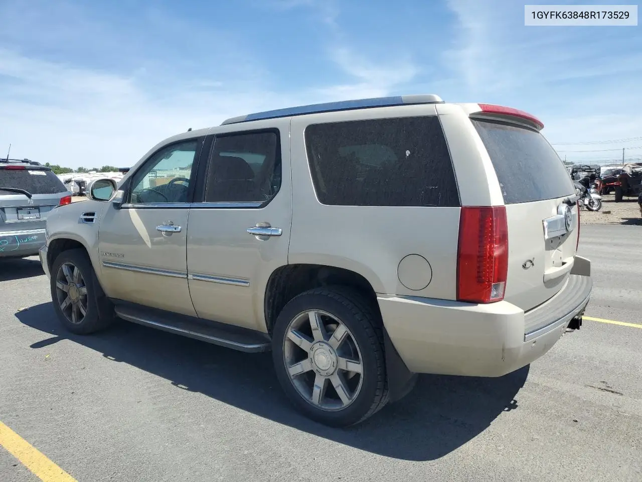 2008 Cadillac Escalade Luxury VIN: 1GYFK63848R173529 Lot: 62753765