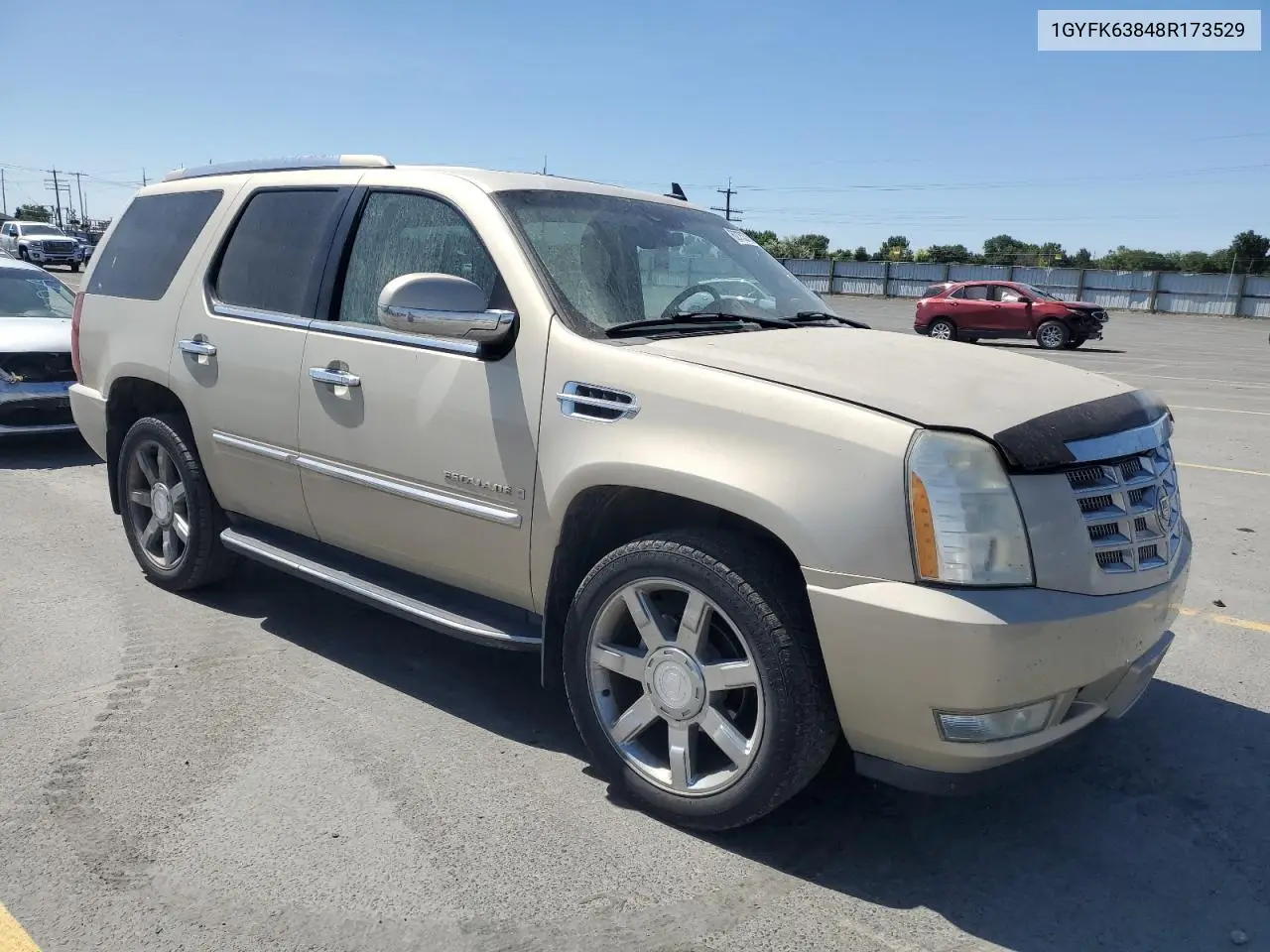 2008 Cadillac Escalade Luxury VIN: 1GYFK63848R173529 Lot: 62753765
