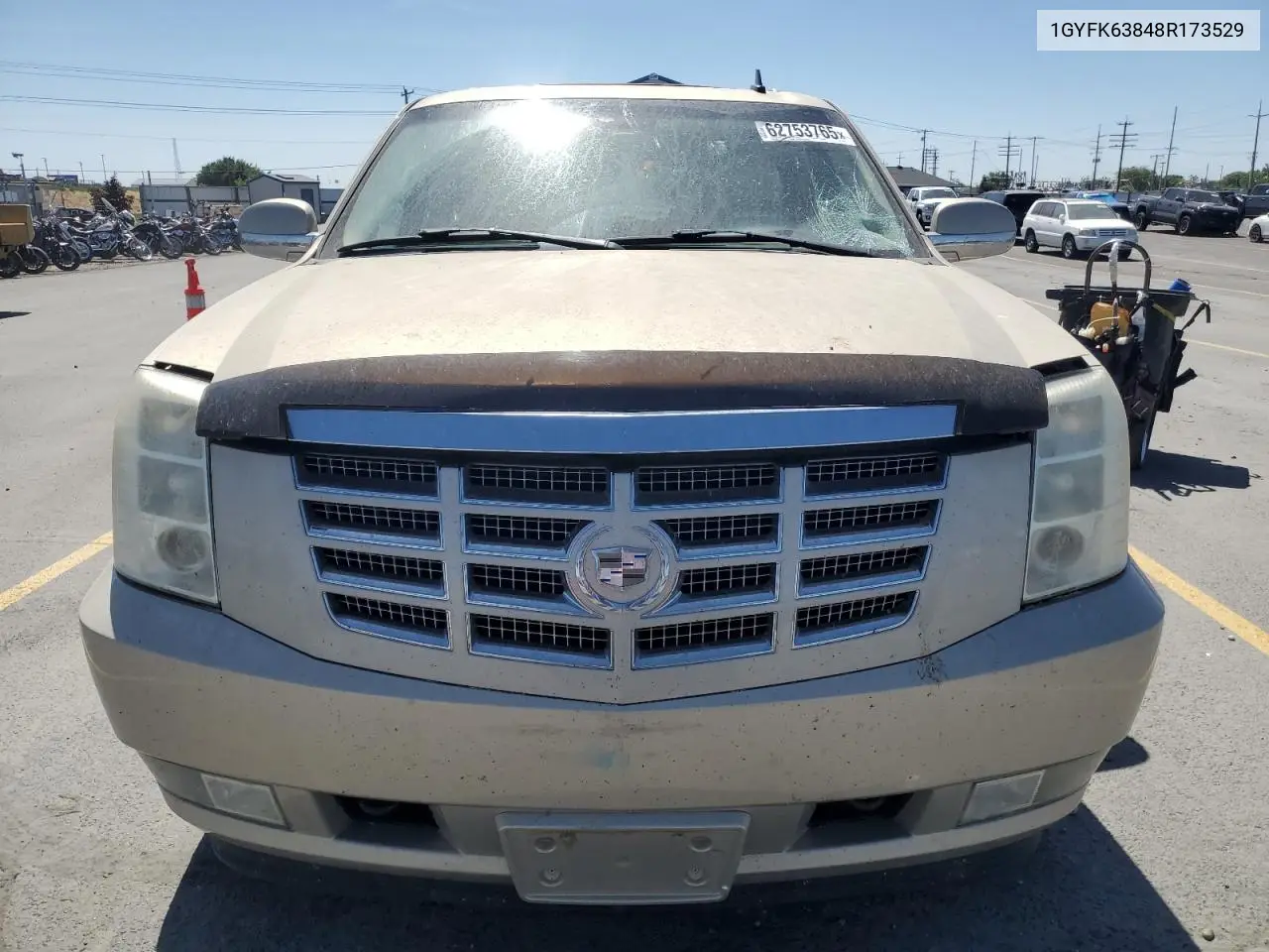 2008 Cadillac Escalade Luxury VIN: 1GYFK63848R173529 Lot: 62753765