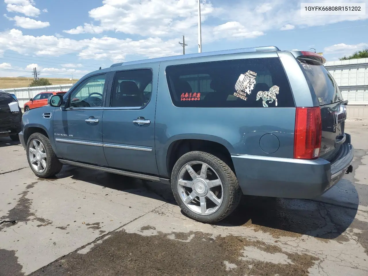 2008 Cadillac Escalade Esv VIN: 1GYFK66808R151202 Lot: 64321645