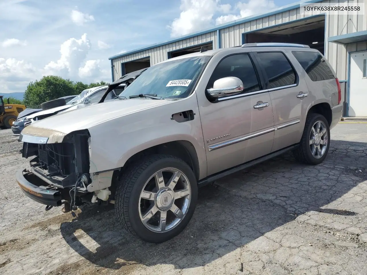 2008 Cadillac Escalade Luxury VIN: 1GYFK638X8R245558 Lot: 64428505