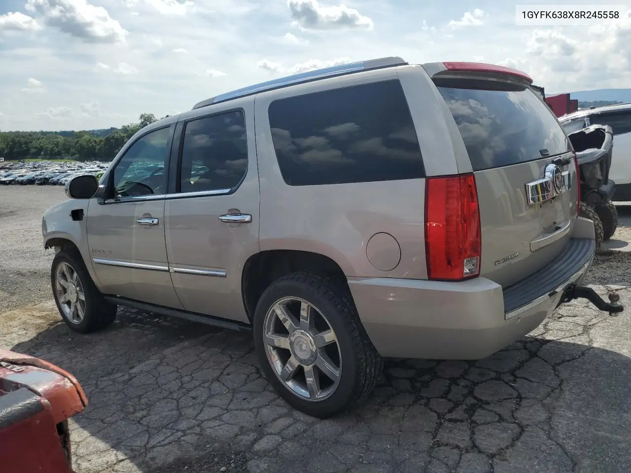 2008 Cadillac Escalade Luxury VIN: 1GYFK638X8R245558 Lot: 64428505