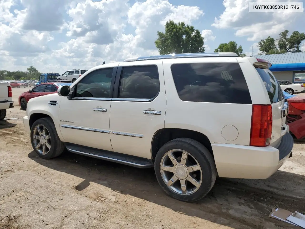 2008 Cadillac Escalade Luxury VIN: 1GYFK63858R121746 Lot: 64641955