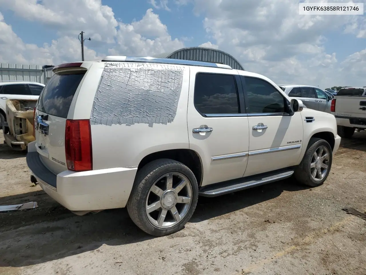 2008 Cadillac Escalade Luxury VIN: 1GYFK63858R121746 Lot: 64641955