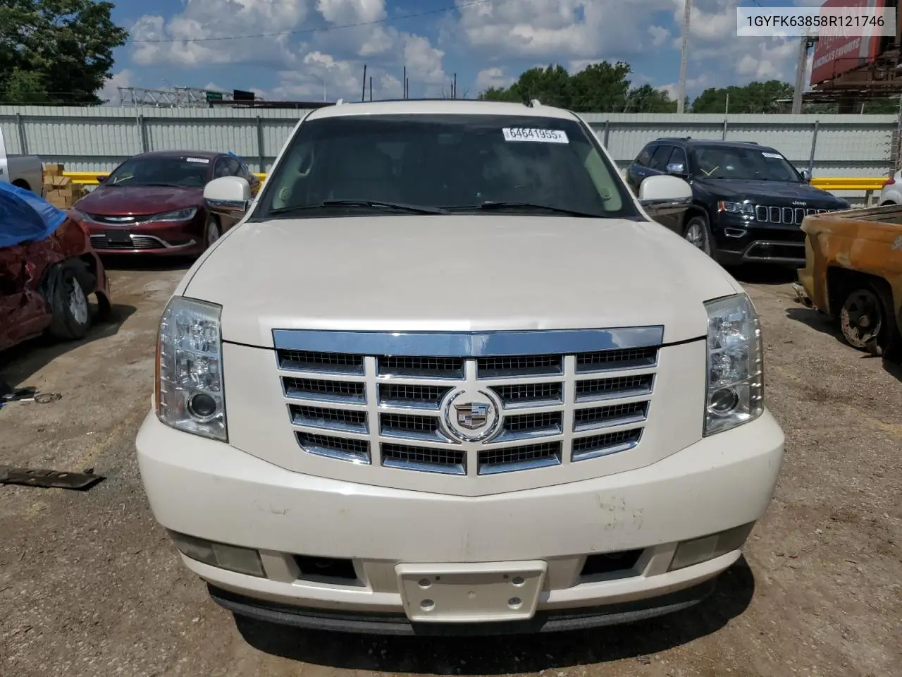 2008 Cadillac Escalade Luxury VIN: 1GYFK63858R121746 Lot: 64641955