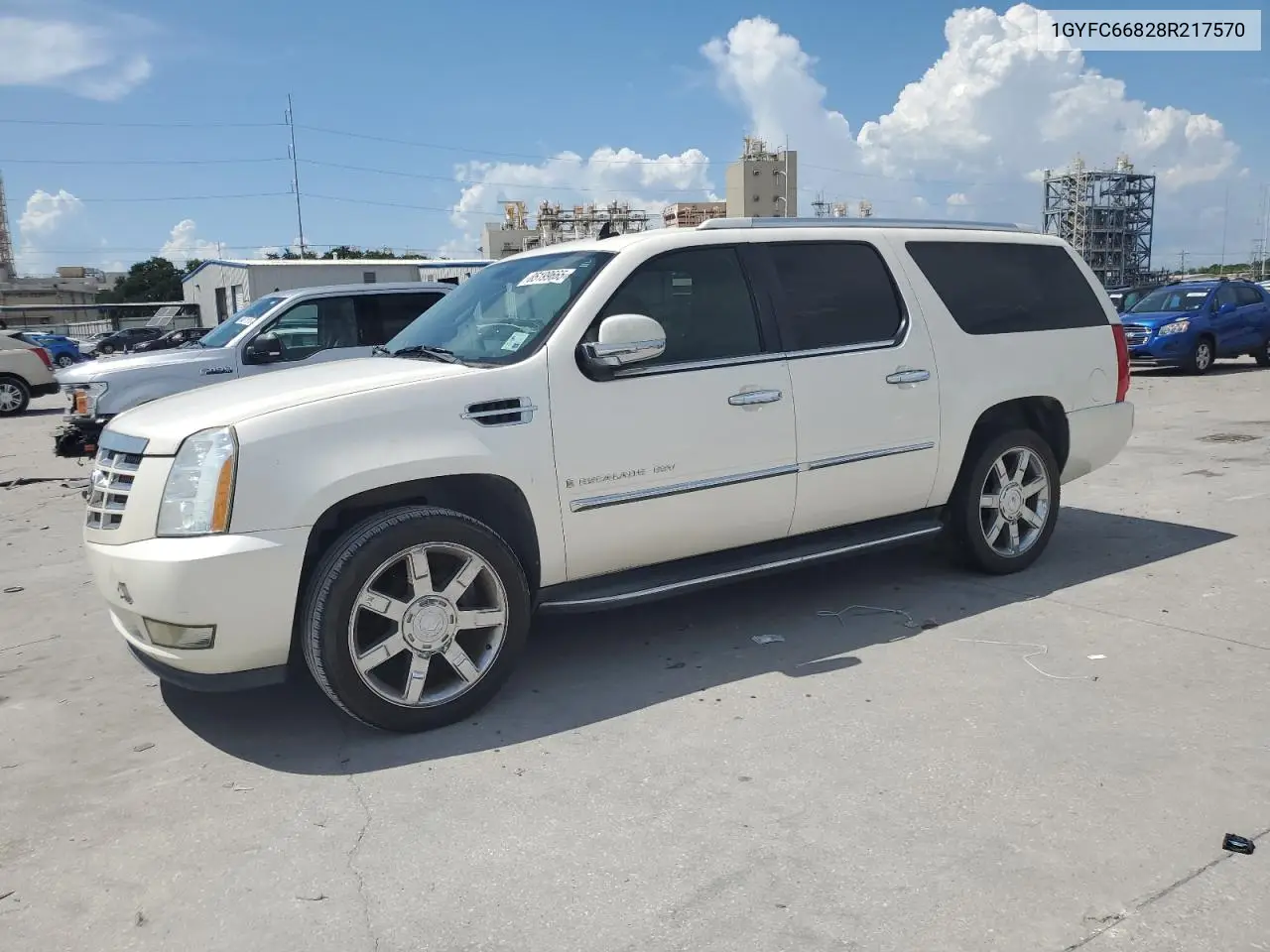 2008 Cadillac Escalade Esv VIN: 1GYFC66828R217570 Lot: 65199665