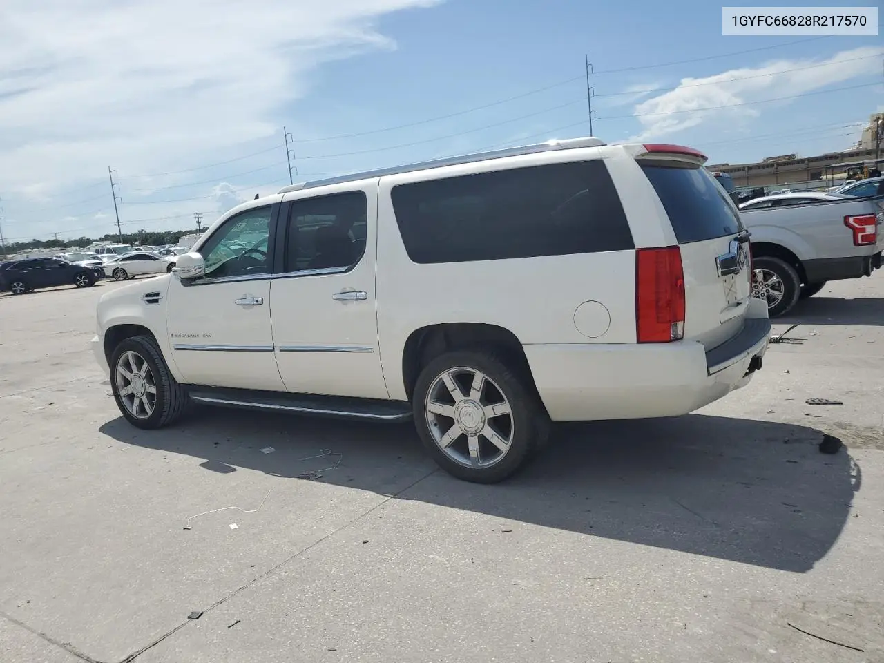 2008 Cadillac Escalade Esv VIN: 1GYFC66828R217570 Lot: 65199665