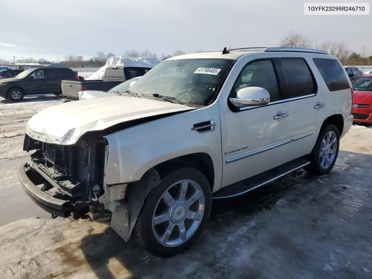 2009 Cadillac Escalade Luxury VIN: 1GYFK23299R246710 Lot: 41768465