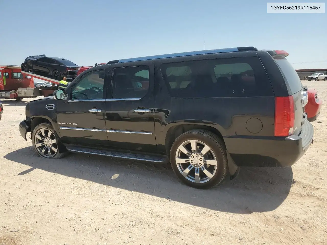 2009 Cadillac Escalade Esv Sport VIN: 1GYFC56219R115457 Lot: 52402425