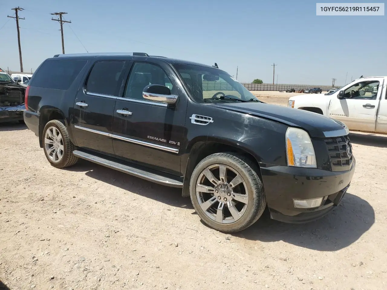 2009 Cadillac Escalade Esv Sport VIN: 1GYFC56219R115457 Lot: 52402425