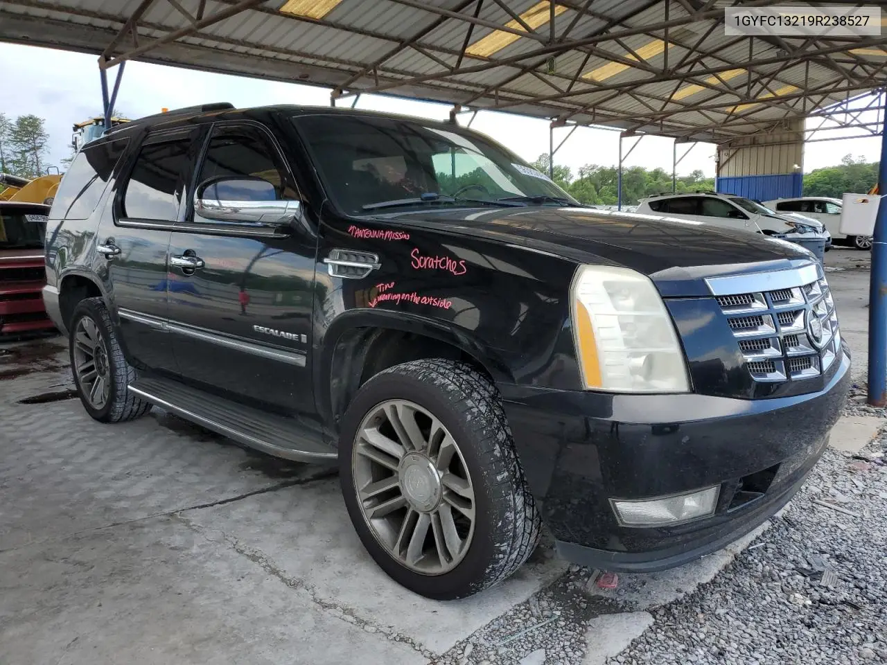 2009 Cadillac Escalade VIN: 1GYFC13219R238527 Lot: 56383845