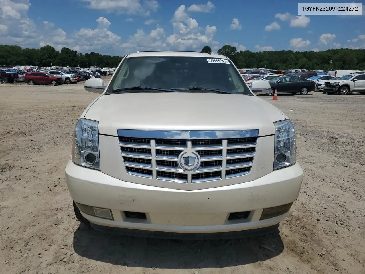 2009 Cadillac Escalade Luxury VIN: 1GYFK23209R224272 Lot: 59886345