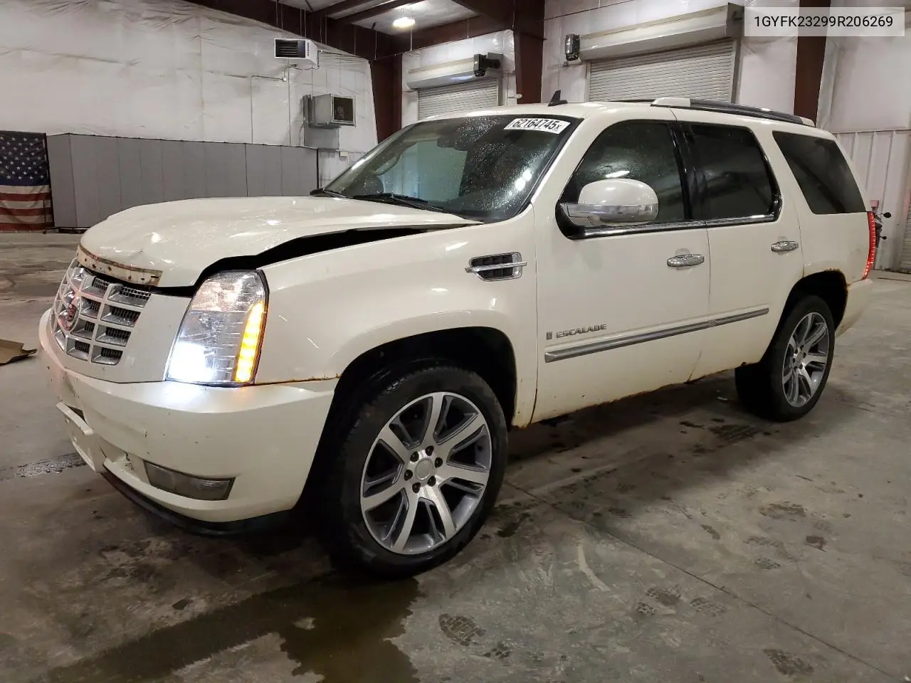 2009 Cadillac Escalade Luxury VIN: 1GYFK23299R206269 Lot: 62164745