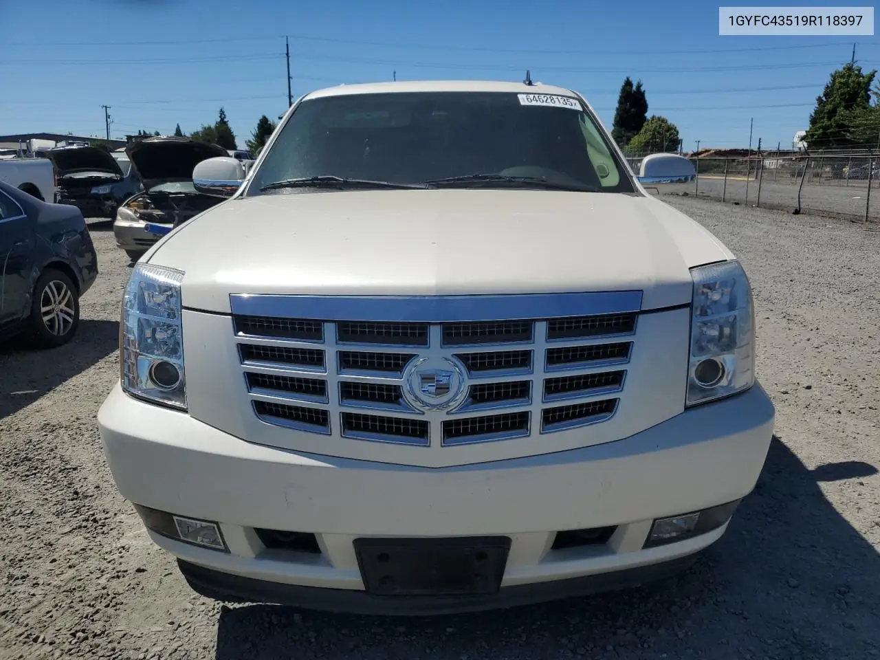 2009 Cadillac Escalade Hybrid VIN: 1GYFC43519R118397 Lot: 64628135